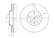 Bremsscheibe Vorderachse rechts rechts METELLI 23-1233C