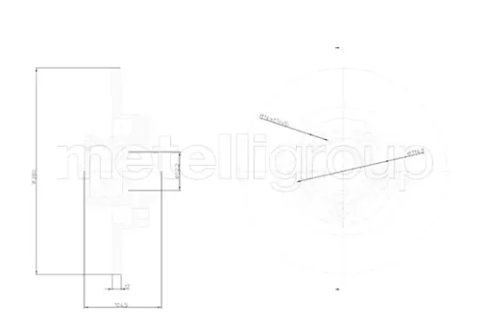 Bremsscheibe Hinterachse METELLI 23-1798 Bild Bremsscheibe Hinterachse METELLI 23-1798
