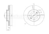 Bremsscheibe Vorderachse METELLI 23-1870C