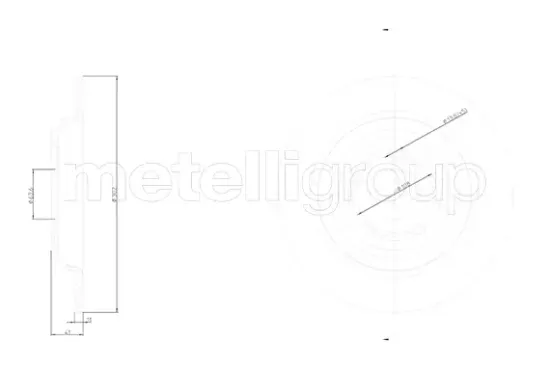 Bremsscheibe Hinterachse METELLI 23-1879C Bild Bremsscheibe Hinterachse METELLI 23-1879C