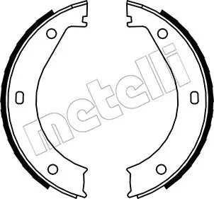 Bremsbackensatz, Feststellbremse Hinterachse METELLI 53-0013