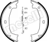 Bremsbackensatz, Feststellbremse Hinterachse METELLI 53-0018K