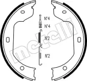 Bremsbackensatz, Feststellbremse Hinterachse METELLI 53-0019K