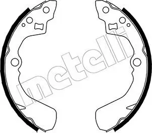 Bremsbackensatz METELLI 53-0037