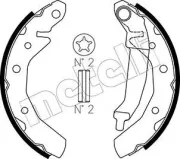 Bremsbackensatz Hinterachse METELLI 53-0046