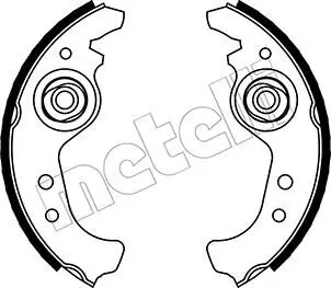 Bremsbackensatz METELLI 53-0063