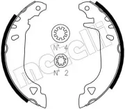 Bremsbackensatz METELLI 53-0066J