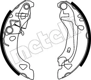 Bremsbackensatz Hinterachse METELLI 53-0070