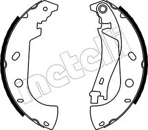 Bremsbackensatz METELLI 53-0075