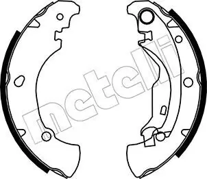 Bremsbackensatz METELLI 53-0076