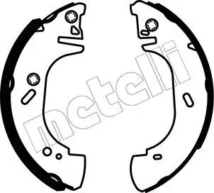 Bremsbackensatz METELLI 53-0123