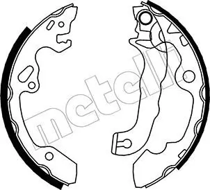 Bremsbackensatz Hinterachse METELLI 53-0133 Bild Bremsbackensatz Hinterachse METELLI 53-0133