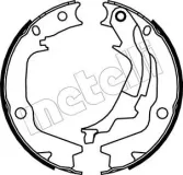 Bremsbackensatz, Feststellbremse Hinterachse METELLI 53-0186