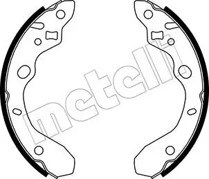 Bremsbackensatz Hinterachse METELLI 53-0214