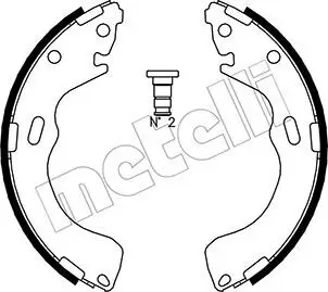 Bremsbackensatz Hinterachse METELLI 53-0216