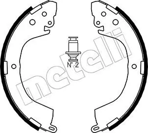 Bremsbackensatz METELLI 53-0260