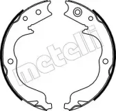 Bremsbackensatz, Feststellbremse Hinterachse METELLI 53-0268