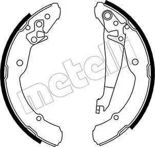 Bremsbackensatz METELLI 53-0379