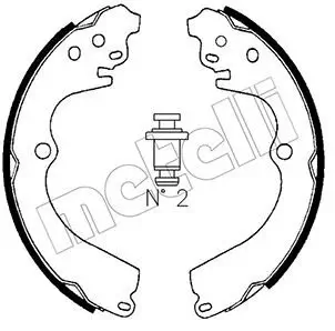 Bremsbackensatz METELLI 53-0383