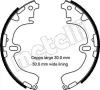 Bremsbackensatz Hinterachse METELLI 53-0422
