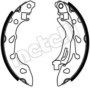 Bremsbackensatz Hinterachse METELLI 53-0488 Bild Bremsbackensatz Hinterachse METELLI 53-0488