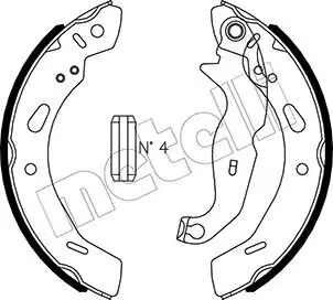 Bremsbackensatz METELLI 53-0490