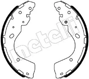 Bremsbackensatz Hinterachse METELLI 53-0508 Bild Bremsbackensatz Hinterachse METELLI 53-0508