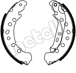 Bremsbackensatz Hinterachse METELLI 53-0750