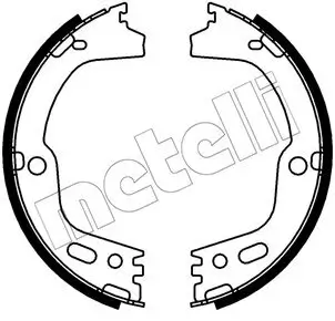 Bremsbackensatz, Feststellbremse Hinterachse METELLI 53-0756 Bild Bremsbackensatz, Feststellbremse Hinterachse METELLI 53-0756