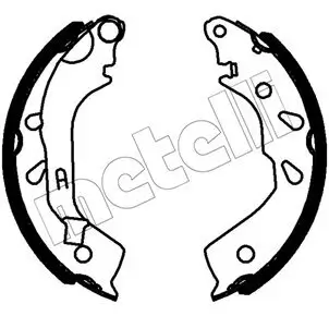 Bremsbackensatz Hinterachse METELLI 53-0776 Bild Bremsbackensatz Hinterachse METELLI 53-0776