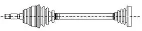 Antriebswelle METELLI 17-0123