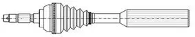 Antriebswelle METELLI 17-0381