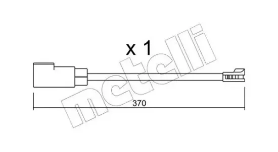 Warnkontakt, Bremsbelagverschleiß METELLI SU.339 Bild Warnkontakt, Bremsbelagverschleiß METELLI SU.339