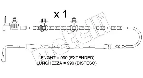 Warnkontakt, Bremsbelagverschleiß METELLI SU.402