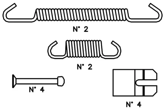 Bremsbelagsatz, Scheibenbremse Vorderachse METELLI 22-0120-0 Bild Bremsbelagsatz, Scheibenbremse Vorderachse METELLI 22-0120-0