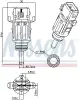 Sensor, Kühlmitteltemperatur NISSENS 207010 Bild Sensor, Kühlmitteltemperatur NISSENS 207010