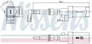 Sensor, Kühlmitteltemperatur NISSENS 207016