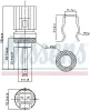 Sensor, Kühlmitteltemperatur NISSENS 207020 Bild Sensor, Kühlmitteltemperatur NISSENS 207020