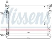 Kühler, Motorkühlung NISSENS 60304A