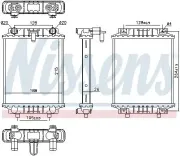 Kühler, Motorkühlung NISSENS 60372