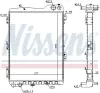 Kühler, Motorkühlung NISSENS 60442 Bild Kühler, Motorkühlung NISSENS 60442