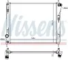 Kühler, Motorkühlung NISSENS 606120 Bild Kühler, Motorkühlung NISSENS 606120