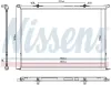 Kühler, Motorkühlung NISSENS 606423 Bild Kühler, Motorkühlung NISSENS 606423