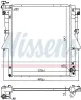 Kühler, Motorkühlung NISSENS 606549 Bild Kühler, Motorkühlung NISSENS 606549