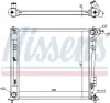 Kühler, Motorkühlung NISSENS 606605 Bild Kühler, Motorkühlung NISSENS 606605