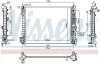 Kühler, Motorkühlung NISSENS 606660 Bild Kühler, Motorkühlung NISSENS 606660