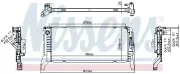 Kühler, Motorkühlung NISSENS 606789