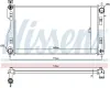 Kühler, Motorkühlung NISSENS 606844 Bild Kühler, Motorkühlung NISSENS 606844