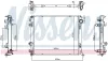 Kühler, Motorkühlung NISSENS 607087 Bild Kühler, Motorkühlung NISSENS 607087