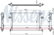Kühler, Motorkühlung NISSENS 607111